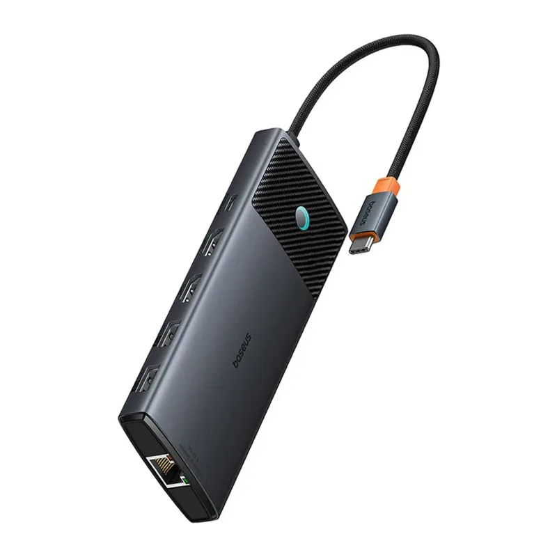 USB-хаб Baseus Metal Gleam BS-OH083 Cosmic Black (B00061800123-00)