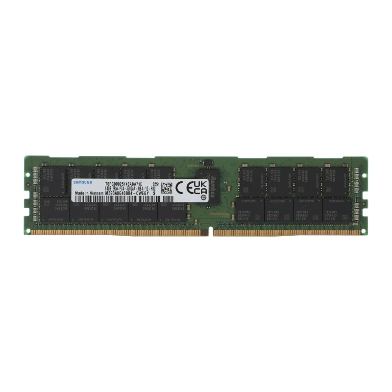 Оперативная память Samsung DDR4 64Gb DIMM ECC Reg PC4-25600 CL21 3200MHz (M393A8G40BB4-CWE)