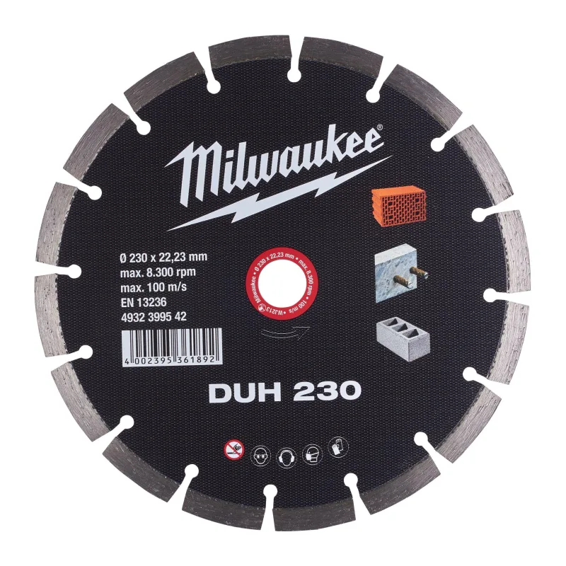 Алмазный диск Milwaukee DUH 230мм (4932399542)