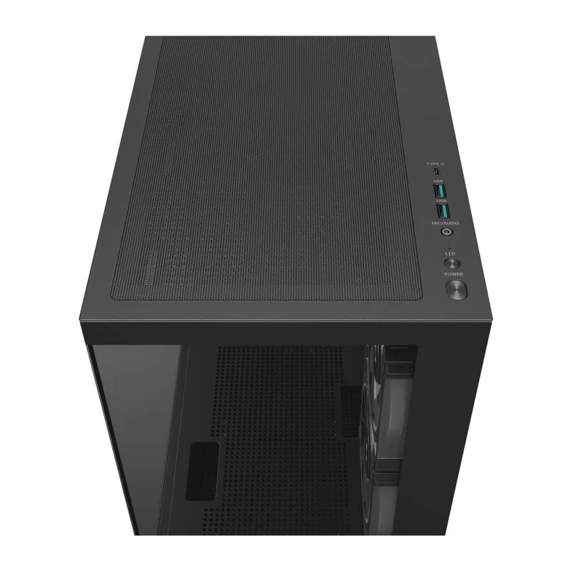Корпус DeepCool CG380 3F ITX черный (R-CG380-BKAGM3-G)