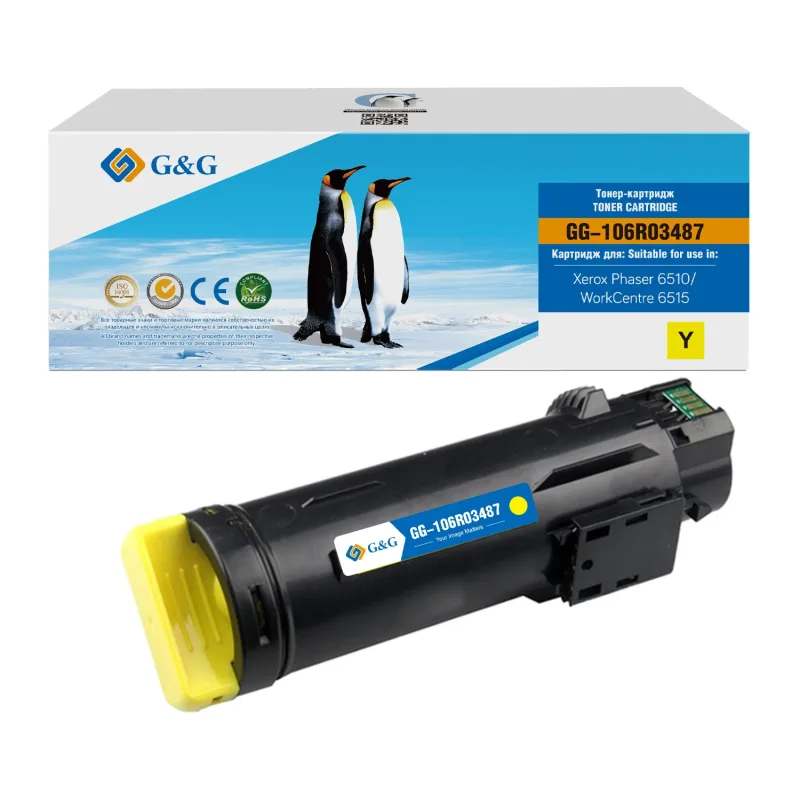 Картридж G&G GG-106R03487 желтый