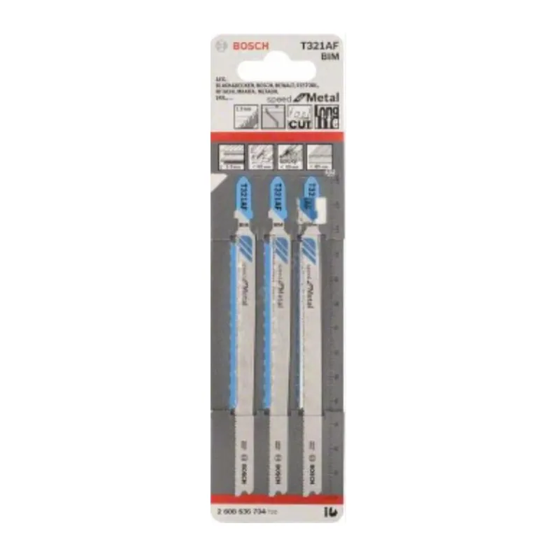 Пилка для лобзика Bosch 3 T 321 AF Speed for Metal BIM 2.608.636.704