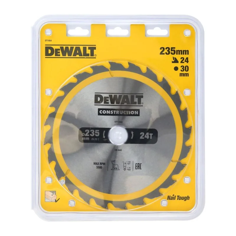 Диск пильный DeWalt DT1954-QZ