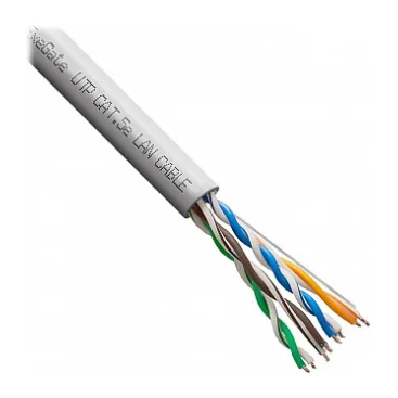 Кабель бухта ExeGate UTP4-C5e-CU-S24-IN-PVC-GY-305-FLUKE UTP EX301079RUS