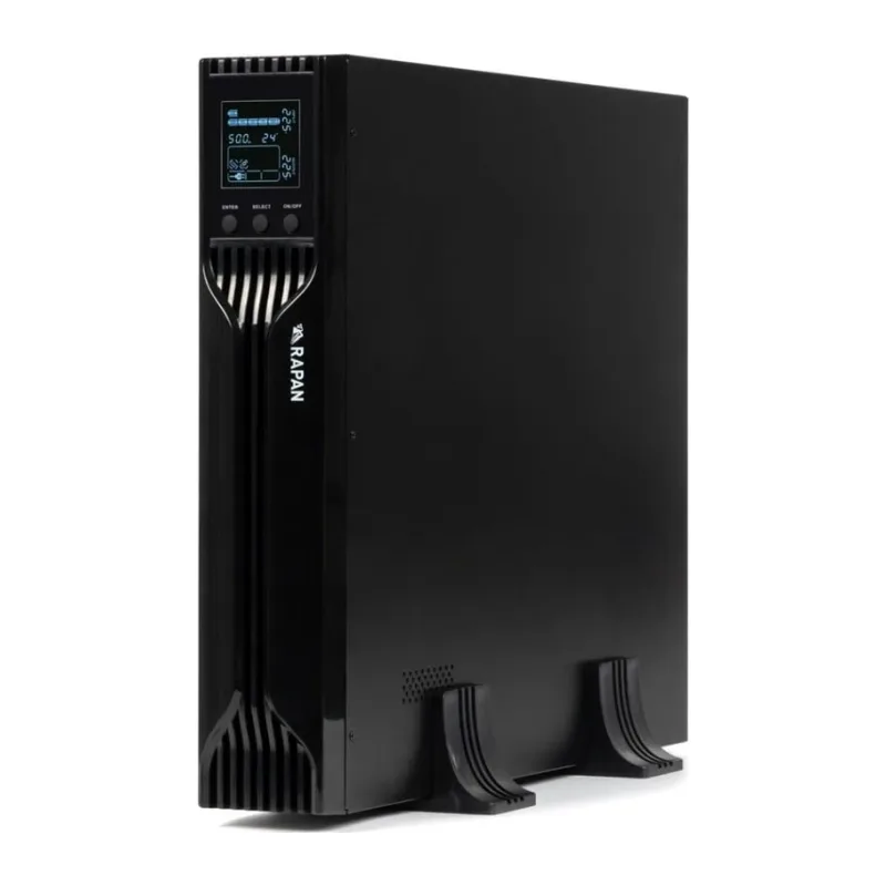 Источник бесперебойного питания Бастион Rapan-UPS 2000-Rack-IN-4X9-E черный (8959)