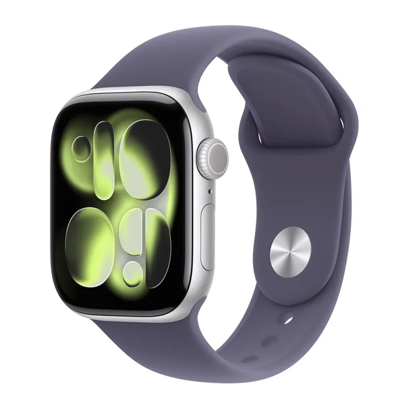 Умные часы Apple Watch Series 11 GPS 46mm Silver Al Case Purple Fog Sport Band S/M A3333 (MEV94X/A)
