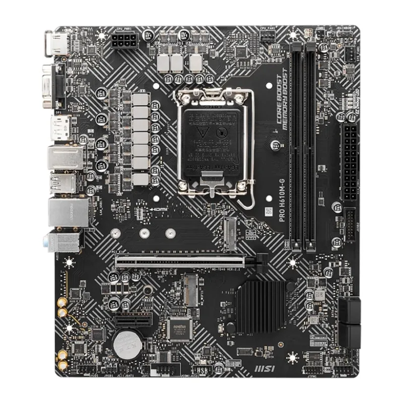 Материнская плата MSI Pro H610M-G Soc-1700 Intel H610 DDR5