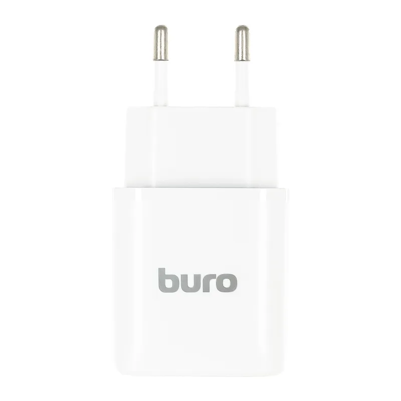 Сетевое зарядное устройство Buro BUWG1 18W 3A (QC) USB-A белый (BUWG18P100WH)