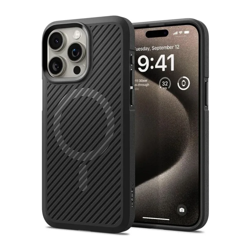 Чехол Spigen Core Armor для iPhone 15 Pro черный (ACS06467)