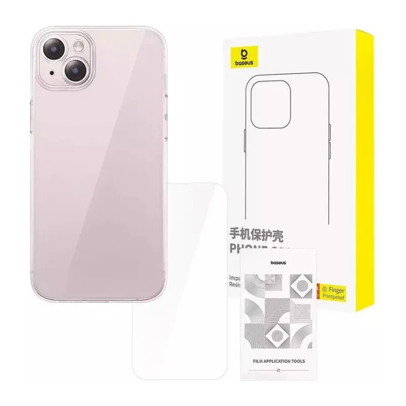 Чехол Baseus Schott Series для iPhone 15 Plus Clear (P60115400201-01)