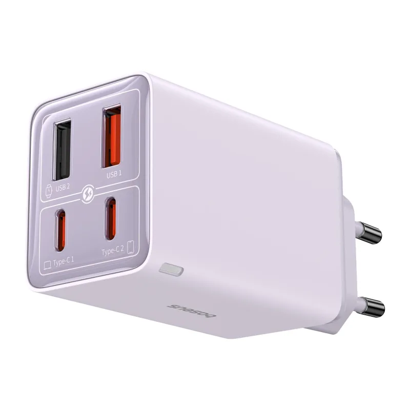 Сетевое зарядное устройство Baseus GaN6 Pro 65W EU Star Purple (P10162701533-00)