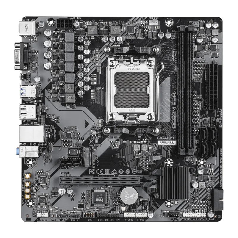 Материнская плата Gigabyte B650M S2H rev. 1.4