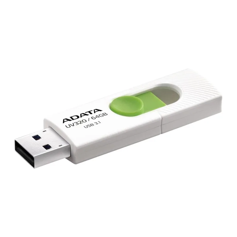 USB Flash-накопитель A-Data AUV320-64G-RWHGN 64GB белый/зеленый