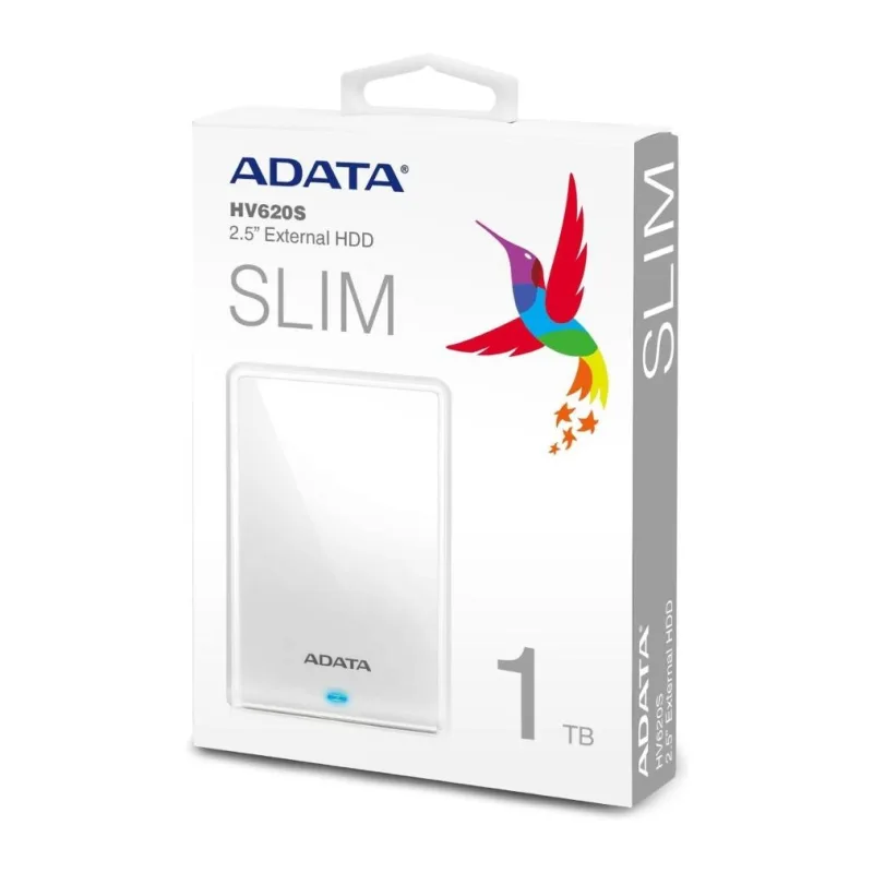Внешний накопитель A-Data HV620S 1TB White (AHV620S-1TU31-CWH)