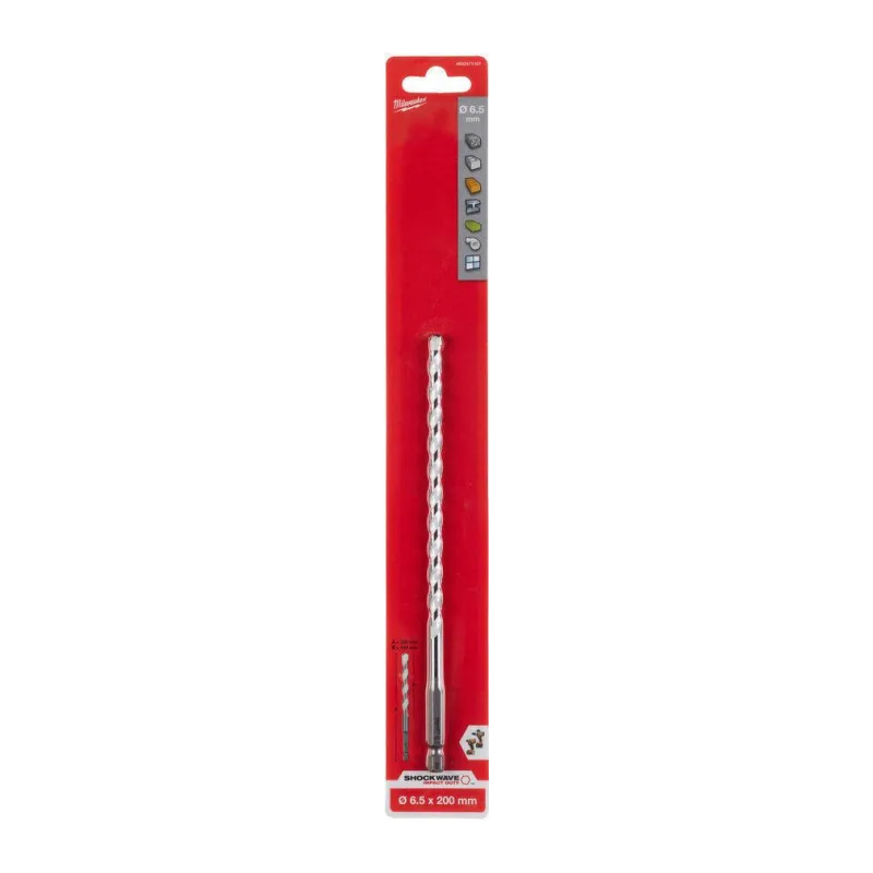 Сверло Milwaukee 6.5x200 мм HEX (4932471101)