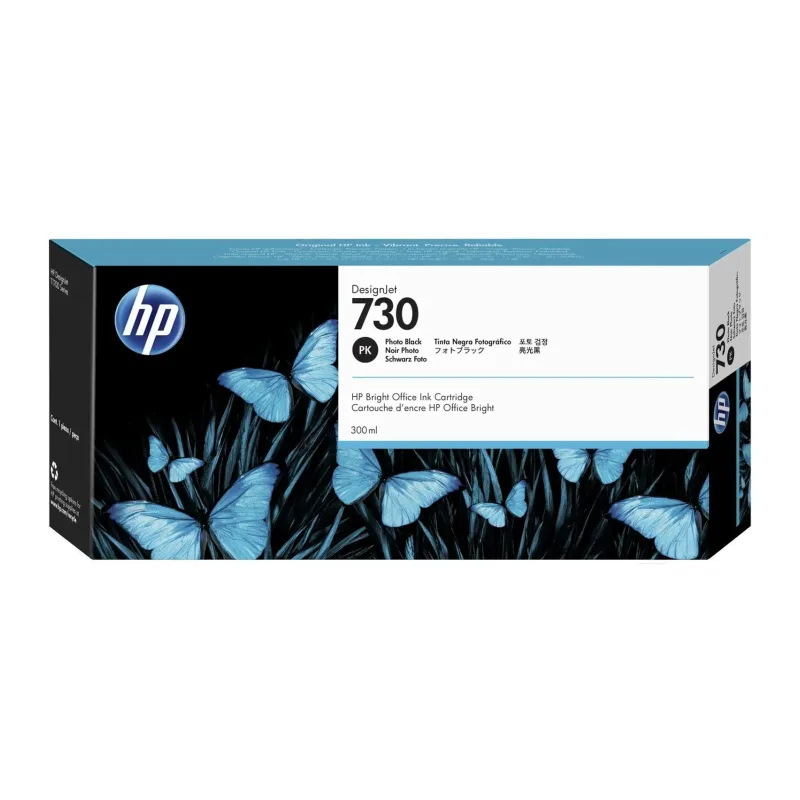 Картридж HP 730 фото черный (P2V73A)