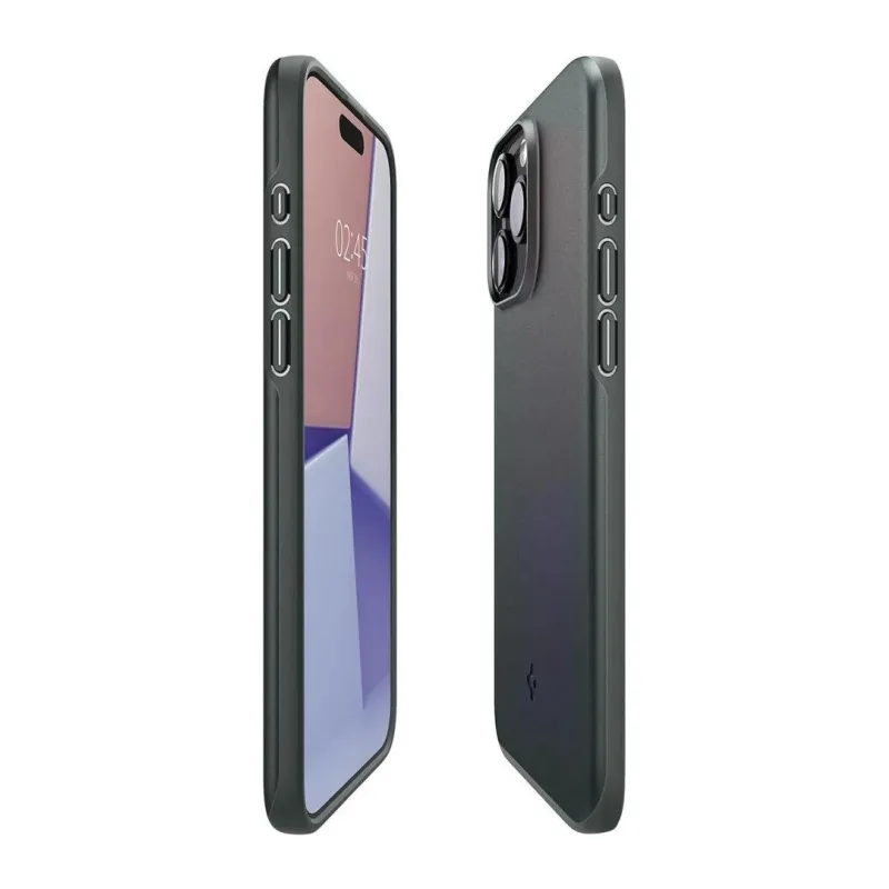 Чехол Spigen Thin Fit для iPhone 15 Pro Max зеленый (ACS06548)