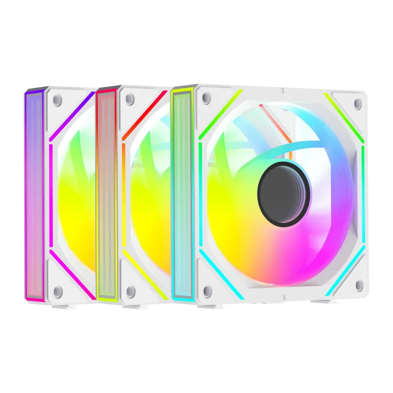 Комплект вентиляторов для корпуса Ocypus Gamma F12 UNI WH ARGB 3 IN 1 (Gamma-F12-WH3AM00U-GL)