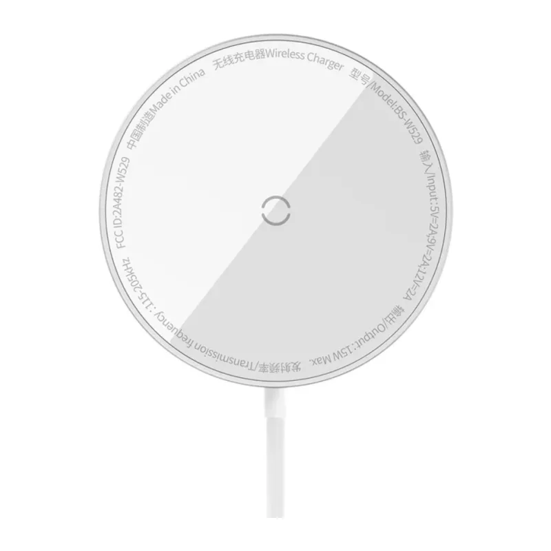 Беспроводное зарядное устройство Baseus Simple Mini3 CCJJ040012 Silver (BS-W529)