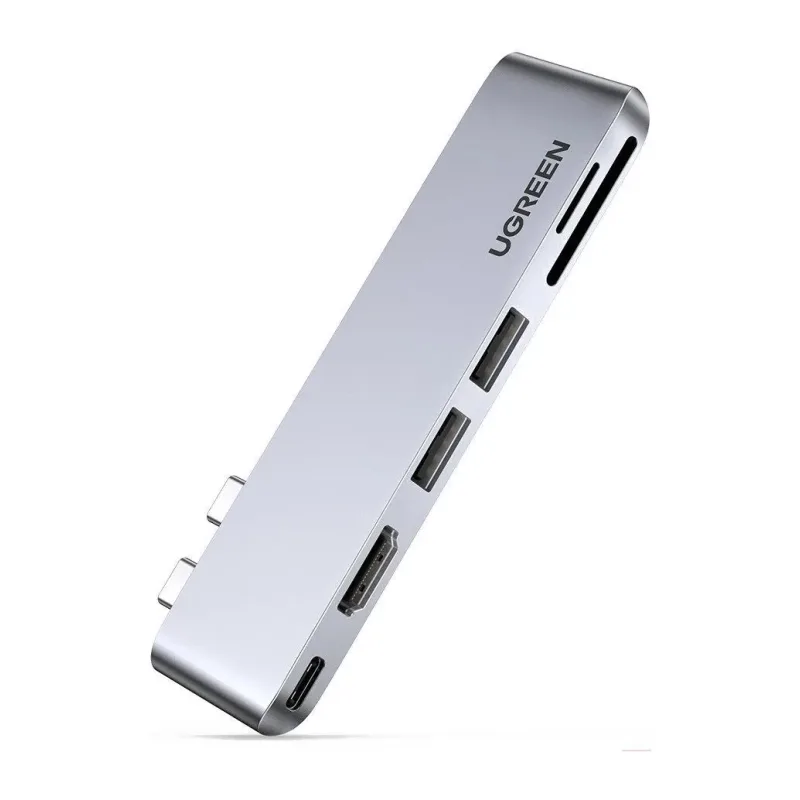 USB-хаб Ugreen CM380-80856 Space Gray (80856)
