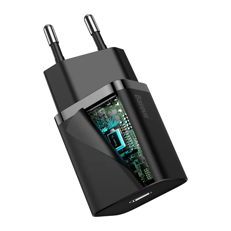 Сетевое зарядное устройство Baseus Super Si 20W EU Black (CCSUP-B01)