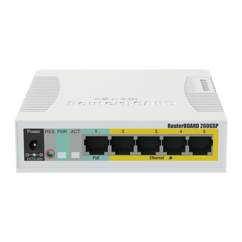 Коммутатор Mikrotik CSS106-1G-4P-1S