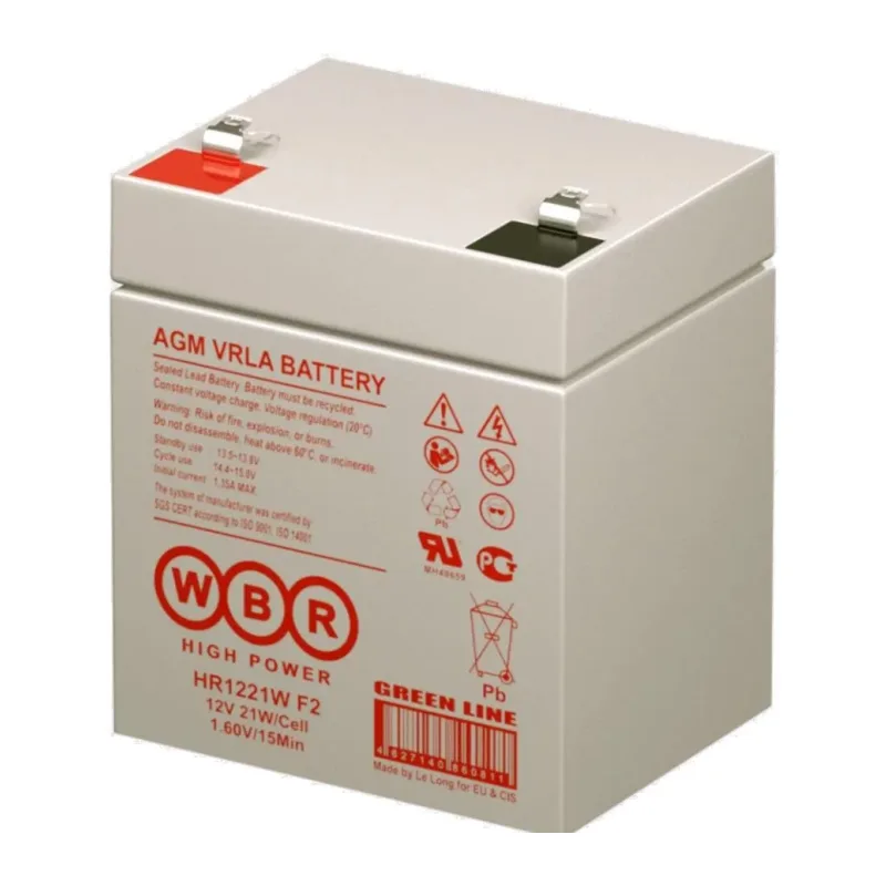 Аккумулятор для ИБП WBR HR1221W F2 12V/5.6Ah