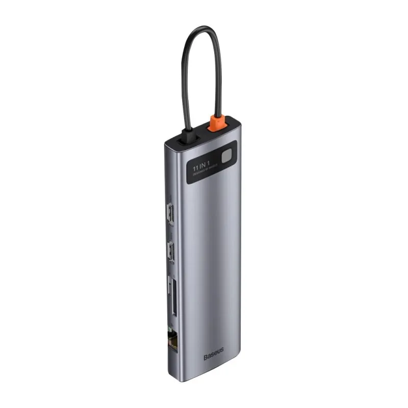 USB-хаб Baseus Metal Gleam Space Gray (CAHUB-CT0G)