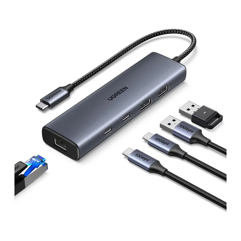 Док-станция Ugreen CM512 Space Gray (45320)