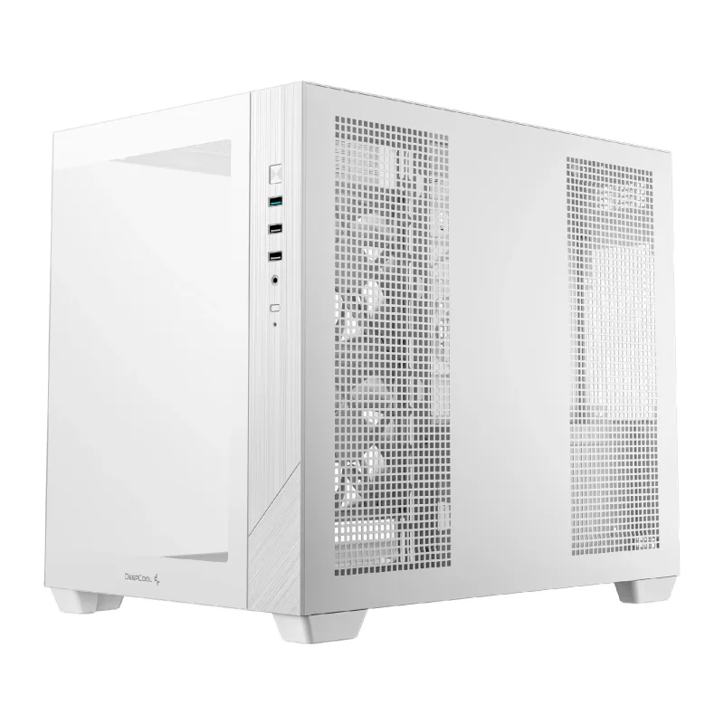 Корпус DeepCool CG330 3F WH mATX без БП белый (R-CG330-WHNGM3-G)