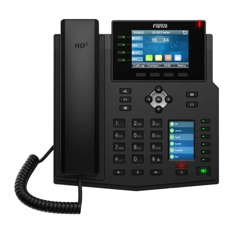 IP-телефон Fanvil X5U V2 черный