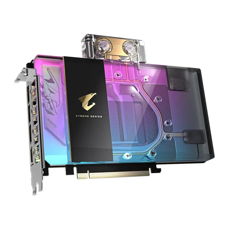 Видеокарта GigaByte Aorus GeForce RTX 5080 Xtreme Waterforce WB 16G GDDR7 (GV-N5080AORUSX WB-16GD)