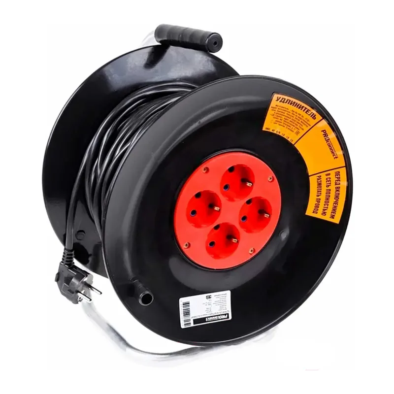 Удлинитель на катушке PROconnect Standart 11-7604 черный