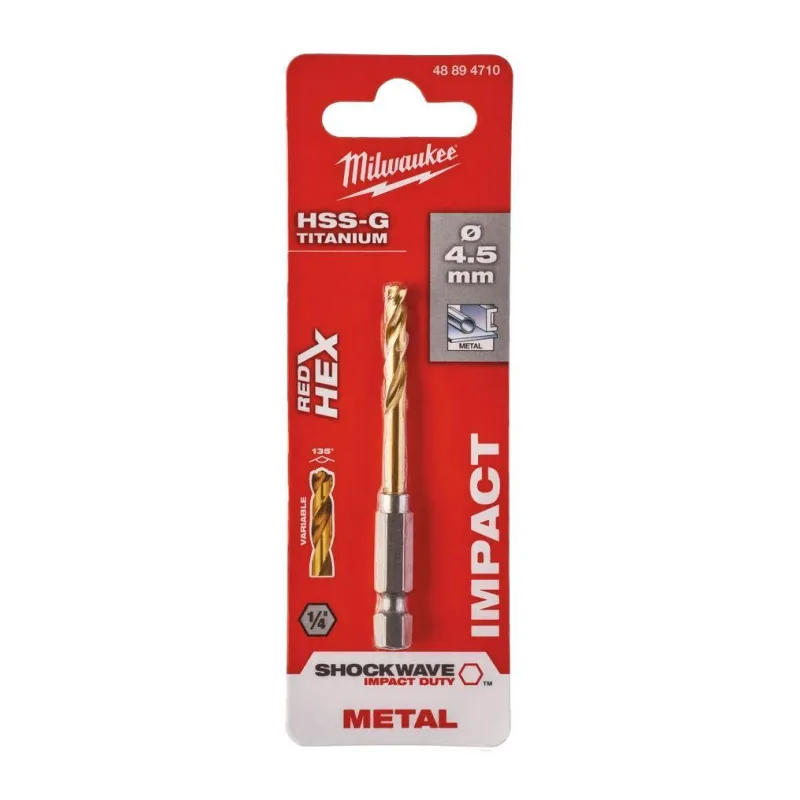 Сверло Milwaukee SWave HSS-G Ti (48894710)