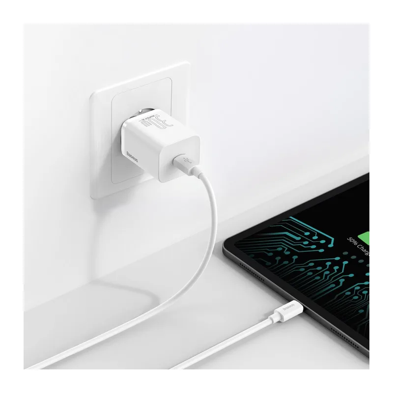 Сетевое зарядное устройство Baseus Super Si 30W EU White (CCSUP-J02)