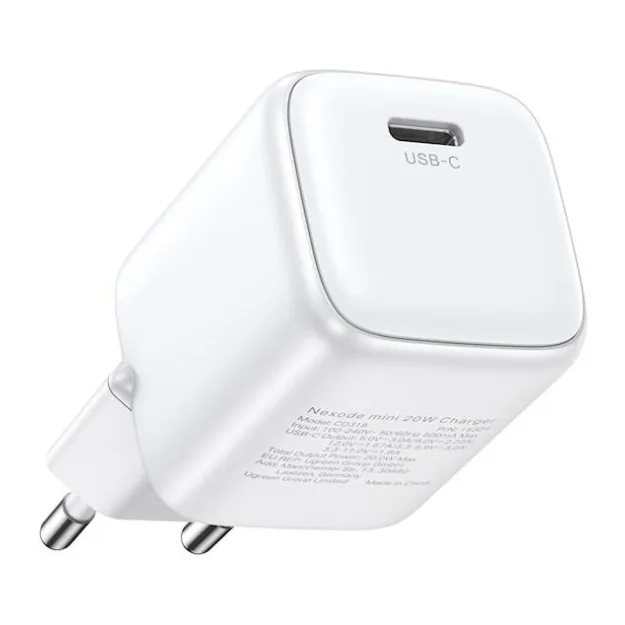 Сетевое зарядное устройство Ugreen CD319-15326 White (15326)