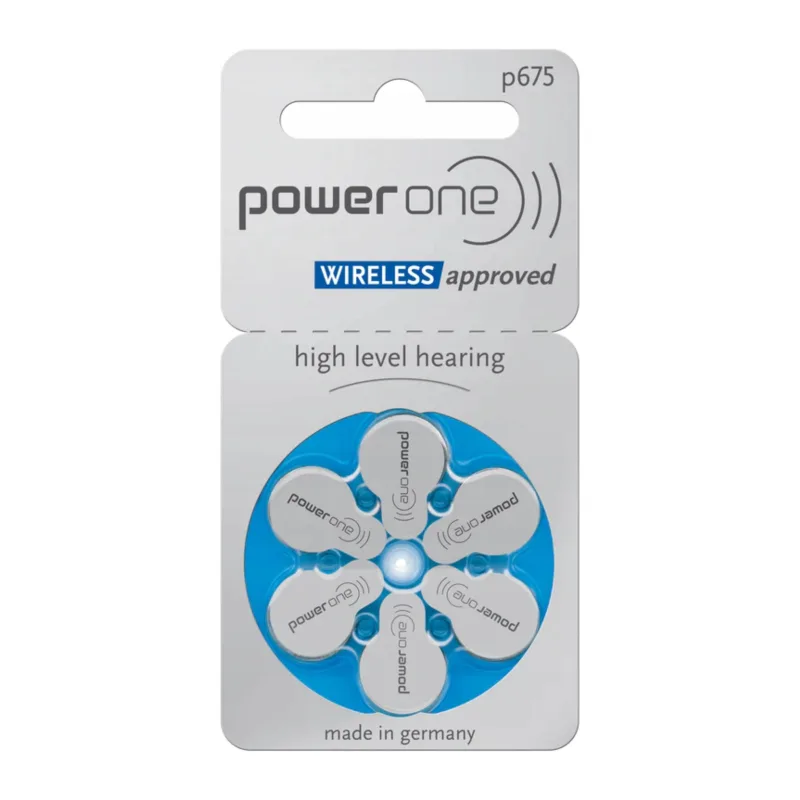 Батарейка Power One Zinc-Air p675 BL6