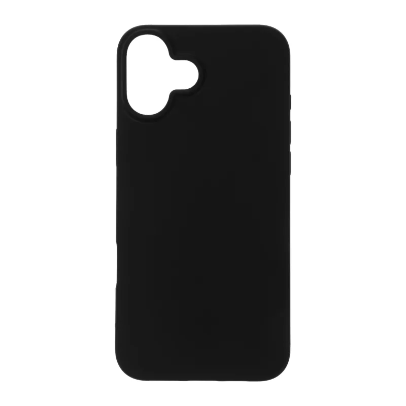 Чехол BoraSCO Silicone Case для Apple iPhone 16 Plus черный (73521)