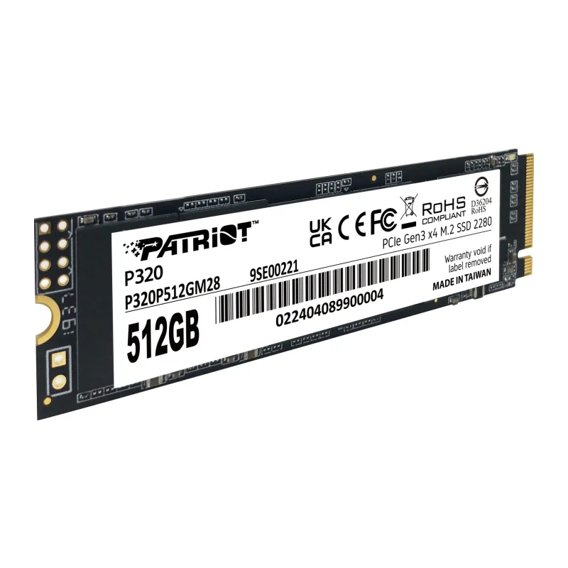 SSD диск Patriot P320 512GB (P320P512GM28)
