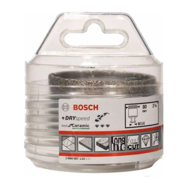 Алмазная коронка Bosch М 80мм Dry Speed 2.608.587.134