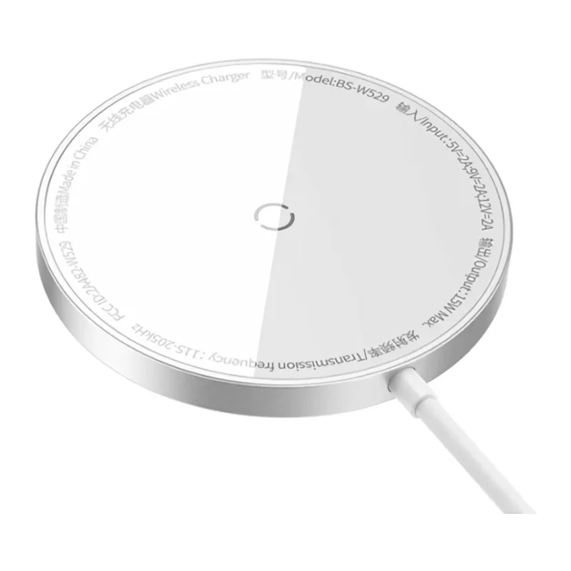 Беспроводное зарядное устройство Baseus Simple Mini3 CCJJ040012 Silver (BS-W529)