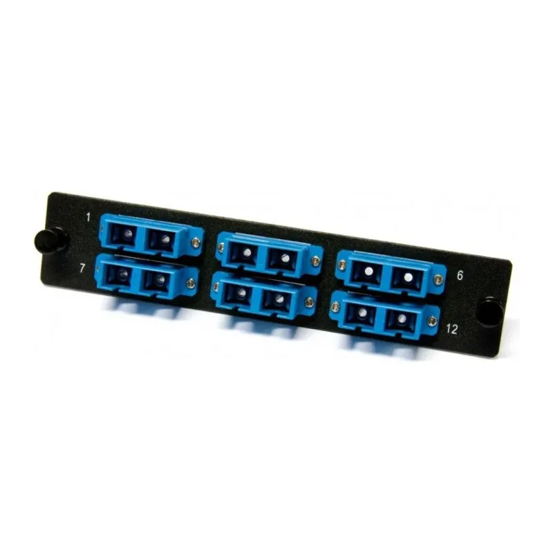 Панель Hyperline FO-FPM-W120H32-12LC-BL синий