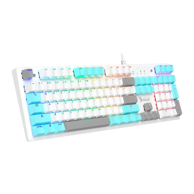 Клавиатура A4Tech Bloody белый (S510N)