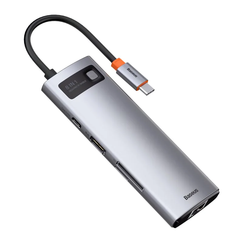 USB-хаб Baseus Metal Gleam Gray (CAHUB-CV0G)