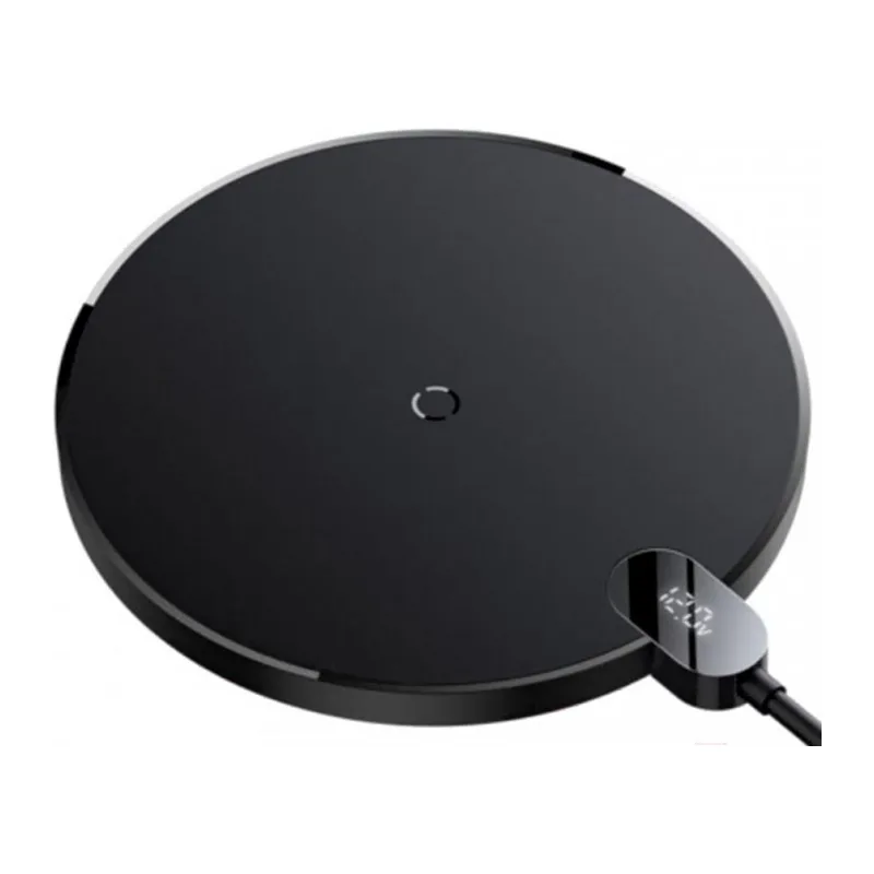 Беспроводное зарядное устройство Baseus Digital LED Display Gen 2 15W Black (CCED000001)
