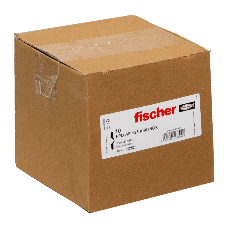 Диск лепестковый Fischer FFD-AP 125 K40 Inox (512526)