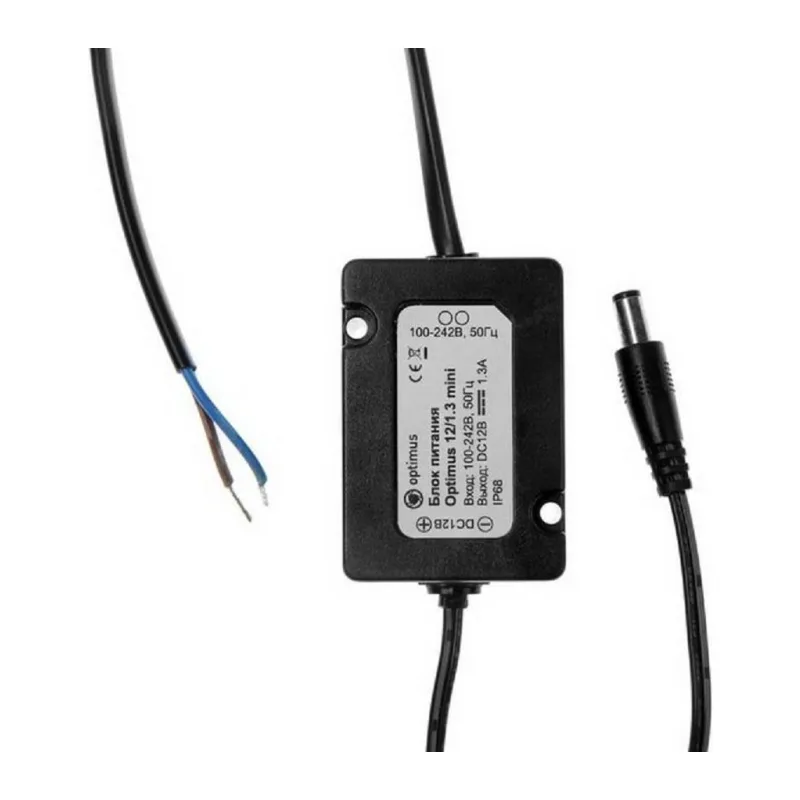 Блок питания для камер видеонаблюдения Optimus 12/1.3 mini (В0000006397)