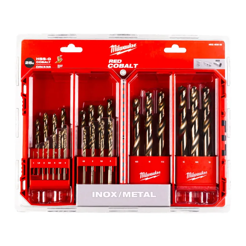 Сверло Milwaukee HSS-G Cobalt 25шт (4932493868)