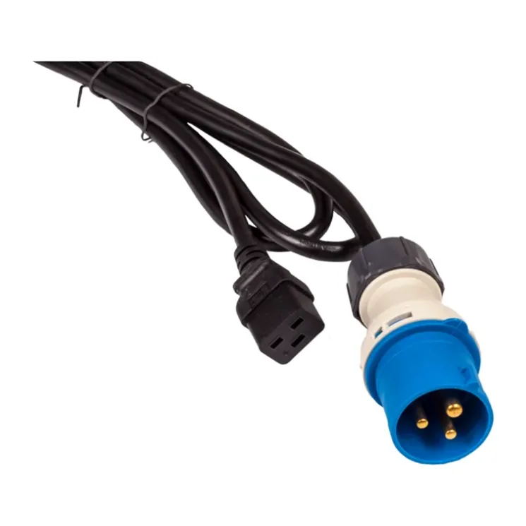 Шнур питания LAN-PP9M/19-2.5-BK черный