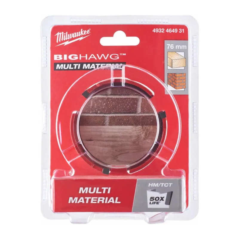 Коронка Milwaukee Big Hawg 76мм (4932464931)